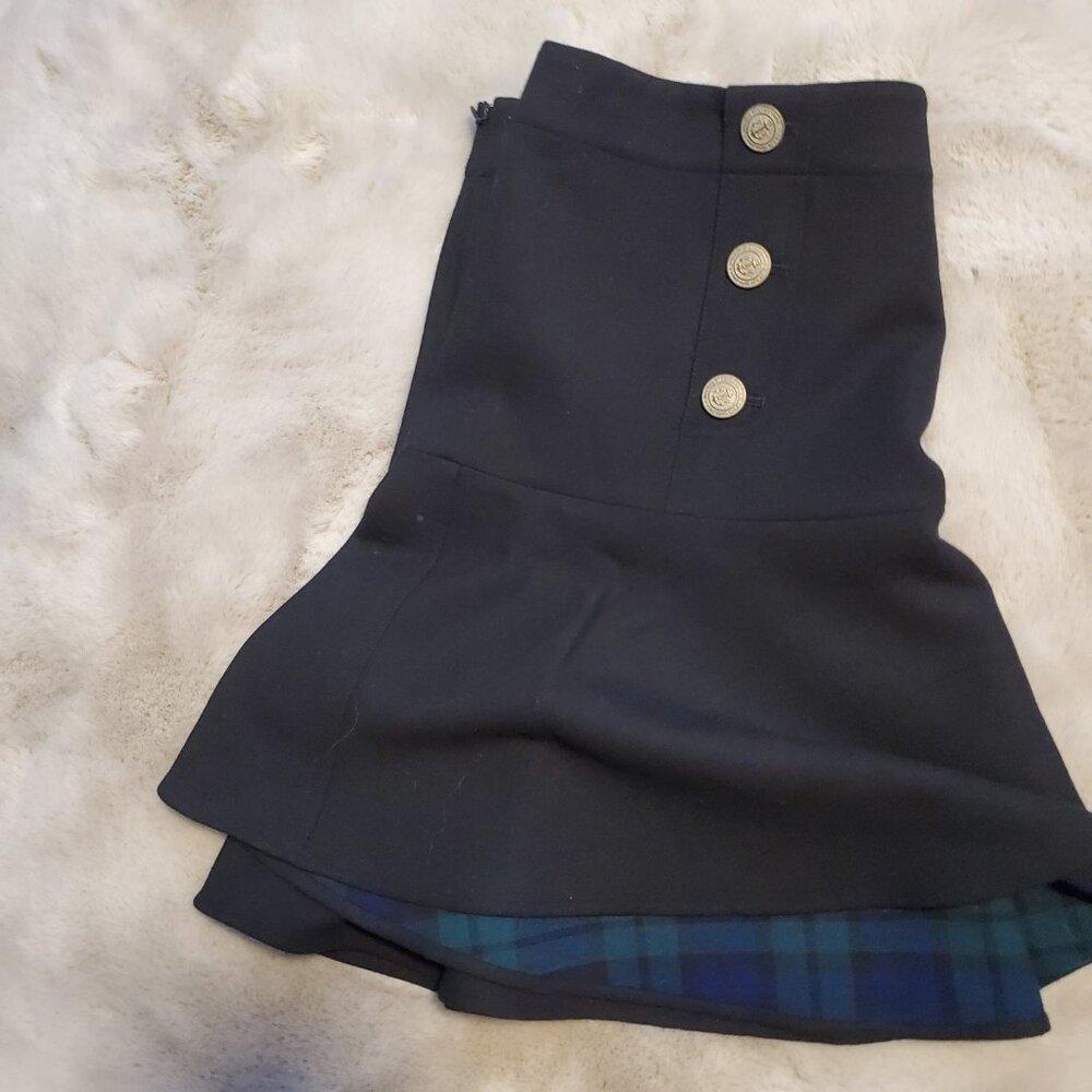 Vineyard Vines Black Skirt Plaid Lining Preppy Classic Tenniscore  Size 10 - Picture 9 of 9